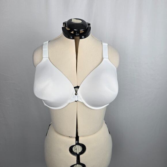 Vanity Fair Full Figure Bra Women's 44D White Front Closure - Picture 1 of 14
